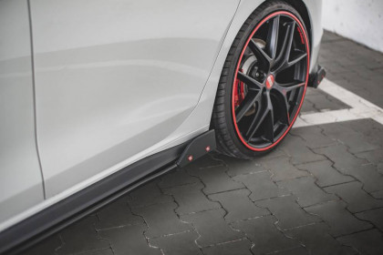 Prahové lišty + Flaps V.2 Volkswagen Golf 8 GTI / GTI Clubsport carbon look