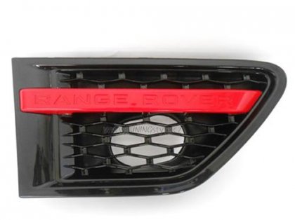 Boční mřížky Land Rover Range Rover Sport (09-13) Autobiography black/red