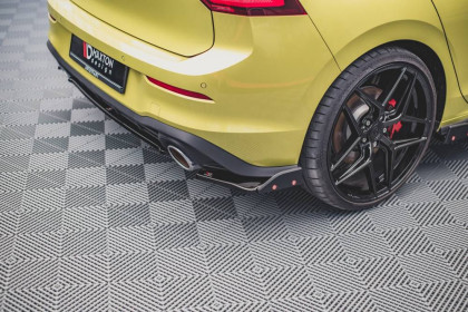 Splittery zadní boční + Flaps V.1 Volkswagen Golf 8 GTI Clubsport černý lesklý plast