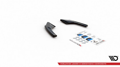 Splittery zadní boční + Flaps V.1 Volkswagen Golf 8 GTI Clubsport černý lesklý plast