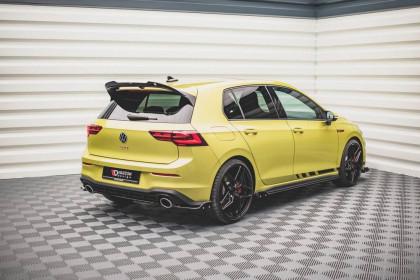 Splittery zadní boční + Flaps V.1 Volkswagen Golf 8 GTI Clubsport carbon look