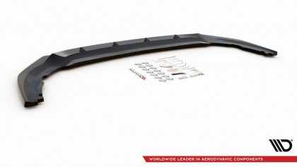 Spojler pod nárazník lipa V.2 Volkswagen Golf 8 GTI Clubsport černý lesklý plast