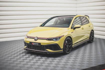 Spojler pod nárazník lipa V.2 Volkswagen Golf 8 GTI Clubsport carbon look