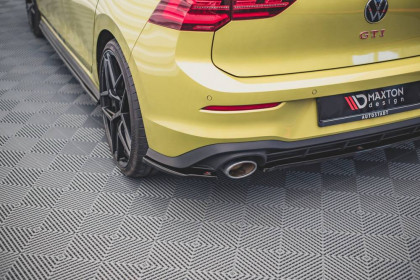 Splittery zadní boční V.2 Volkswagen Golf 8 GTI Clubsport černý lesklý plast