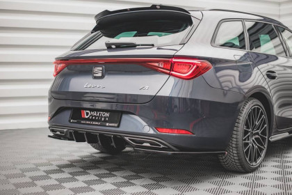 Splittery zadní boční Seat Leon FR ST Mk4 černý lesklý plast