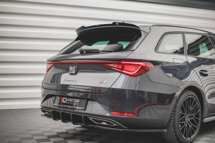 Prodloužení spoileru Seat Leon FR ST Mk4 černý lesklý plast