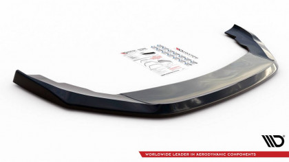 Spojler pod nárazník lipa V.3 Seat Leon FR Mk4 černý lesklý plast