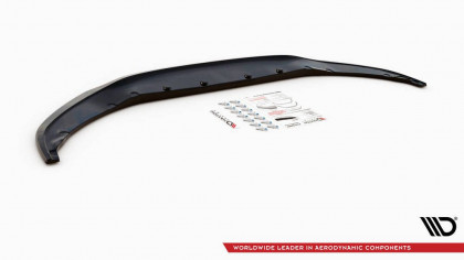 Spojler pod nárazník lipa V.1 BMW 7 M-Pack G11 černý lesklý plast