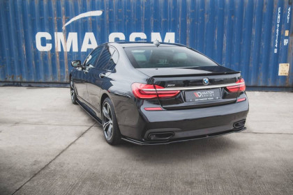 Prodloužení spoileru BMW 7 M-Pack G11 černý lesklý plast