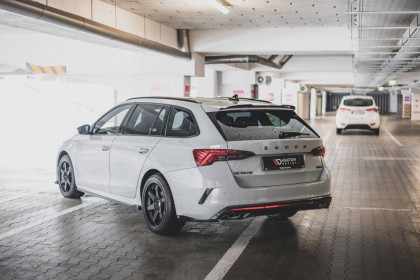 Splittery zadní boční V.3 Škoda Octavia RS Mk4 černý lesklý plast