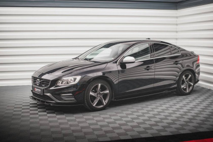 Prahové lišty Volvo S60 R-Design Mk2 carbon look