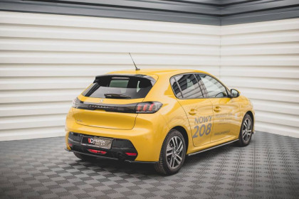 Spoiler zadního nárazníku Peugeot 208 Mk2 černý lesklý plast