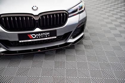 Spojler pod nárazník lipa V.2 BMW 5 G30 Facelift M-Pack carbon look