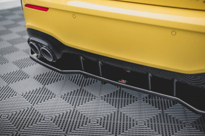 Racing spoiler zadního nárazníku + Flaps Mercedes-AMG A45 S černý lesklý plast