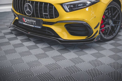 Spojler pod nárazník lipa + Flaps V.3 Mercedes-AMG A45 S černý lesklý plast