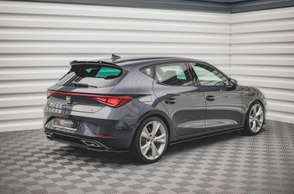 Prodloužení spoileru Seat Leon FR Hatchback Mk4 černý lesklý plast