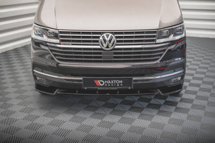 Spojler pod nárazník lipa V.1 Volkswagen T6 Facelift černý lesklý plast