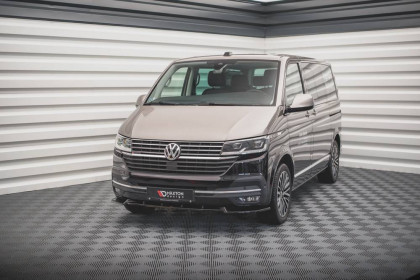 Spojler pod nárazník lipa V.1 Volkswagen T6 Facelift černý lesklý plast