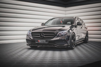 Spojler pod nárazník lipa Mercedes-Benz E W213 černý lesklý plast