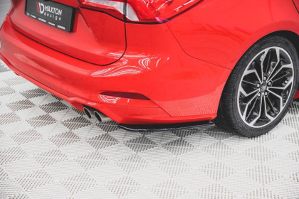 Splittery zadní boční V.1 Ford Focus ST-Line kombi Mk4 černý lesklý plast