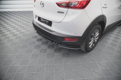 Splittery zadní boční Mazda CX-3 carbon look