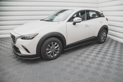 Prahové lišty Mazda CX-3 černý lesklý plast