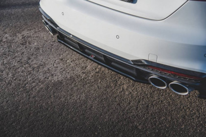 Spoiler zadního nárazníku Audi S5 / A5 S-Line Sportback F5 Facelift carbon look