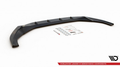 Spojler pod nárazník lipa V.1 Audi S5 / A5 S-Line F5 Facelift černý lesklý plast