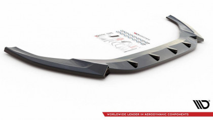 Spojler pod nárazník lipa V.2 Audi S5 / A5 S-Line F5 Facelift černý lesklý plast