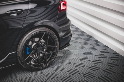 Splittery zadní boční Volkswagen Golf R Mk8 černý lesklý plast