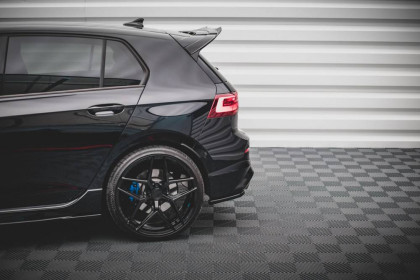 Splittery zadní boční Volkswagen Golf R Mk8 černý lesklý plast