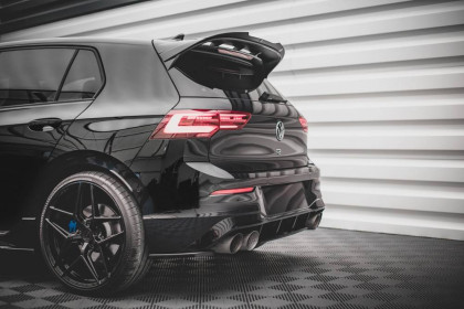 Splittery zadní boční Volkswagen Golf R Mk8 carbon look