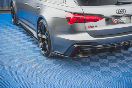 Splittery zadní boční V.2 Audi RS6 C8 / RS7 C8 carbon look