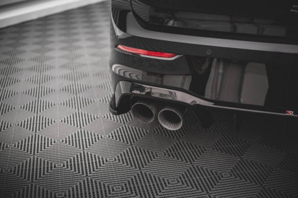 Splittery zadní boční V.3 Volkswagen Golf R Mk8 carbon look