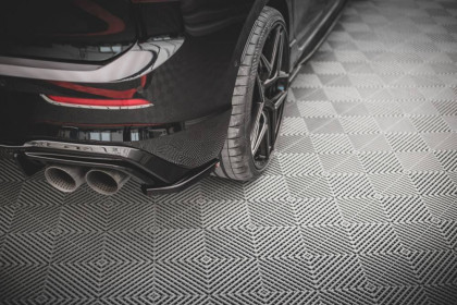 Splittery zadní boční V.4 Volkswagen Golf R Mk8 carbon look