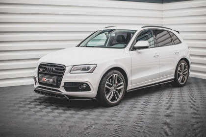 Prahové lišty Audi SQ5 Mk1 (8R) černý lesklý plast