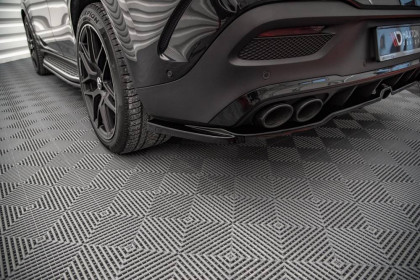 Spoiler zadního nárazníku Mercedes-AMG GLE Coupe C167 s křidélky černý lesklý plast