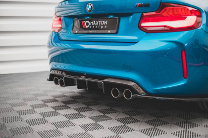 Difuzor zadního nárazníku BMW M2 F87 černý lesklý plast