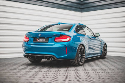 Splittery zadní boční V.3 BMW M2 F87 černý lesklý plast