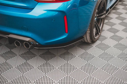 Splittery zadní boční V.3 BMW M2 F87 carbon look