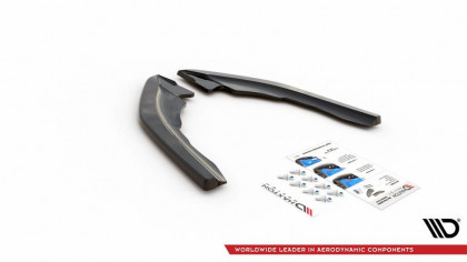 Splittery zadní boční V.3 BMW M2 F87 carbon look