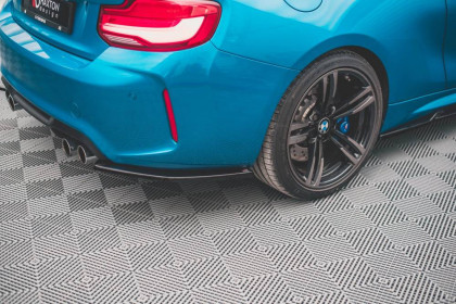 Splittery zadní boční V.2 BMW M2 F87 carbon look