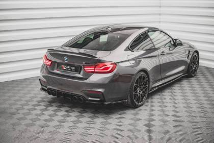 Splittery zadní boční V.1 BMW M4 F82 černý lesklý plast