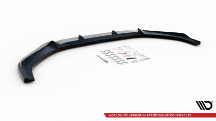 Spojler pod nárazník lipa V.3 Audi S4 / A4 S-Line B9 černý lesklý plast