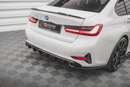 Difuzor zadního nárazníku BMW 3 G20 / G21 černý lesklý plast