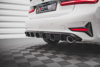 Difuzor zadního nárazníku BMW 3 G20 / G21 černý lesklý plast