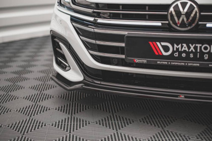 Spojler pod nárazník lipa V.3 Volkswagen Arteon R-Line Facelift carbon look