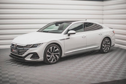 Prahové lišty Volkswagen Arteon R-Line Facelift černý lesklý plast