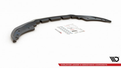Spojler pod nárazník lipa V.3 BMW 4 M-Pack G22 carbon look