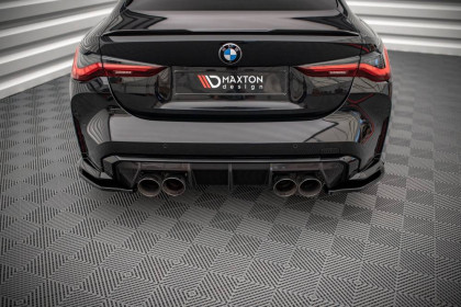 Splittery zadní boční BMW M4 G82 černý lesklý plast